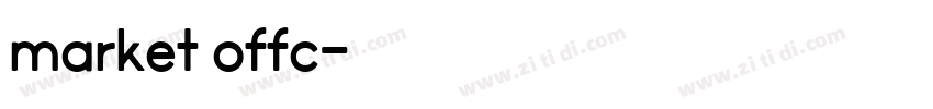 market offc字体转换